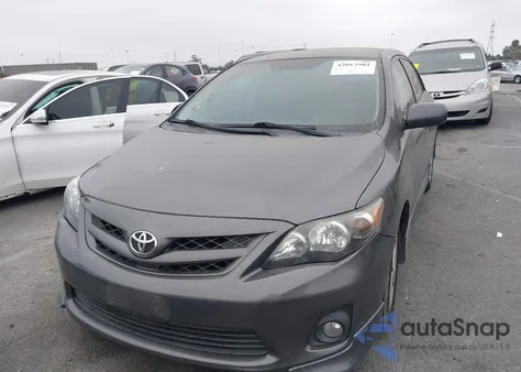 2011 Toyota Corolla S from USA, damaged, VIN 2T1BU4EE3BC555302